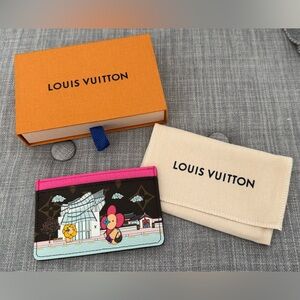 Louis Vuitton 2022 Christmas Animation Vivienne Seoul Card Holder